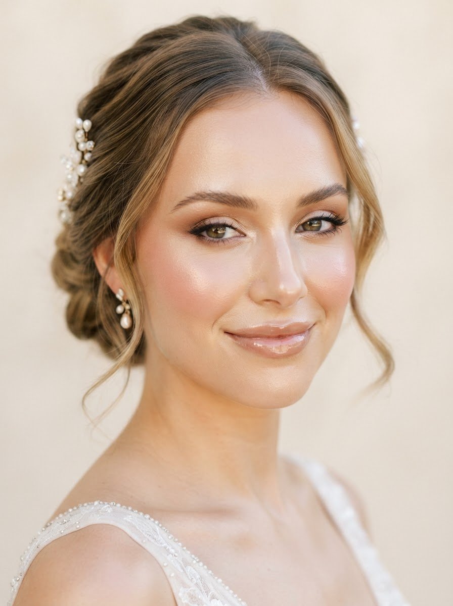 Soft glam makeup for a special event or bridal occasion by MABE in Manassas, VA